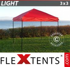 Flex canopy Light 3x3 m Red