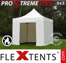 Flex canopy Xtreme Heavy Duty 3x3 m White, Incl. 4 sidewalls