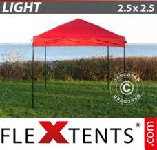 Flex canopy Light 2.5x2.5 m Red