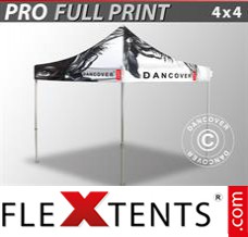 Flex canopy PRO with full digital print, 4x4 m