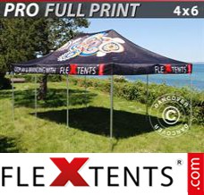 Flex canopy PRO with full digital print, 4x6 m