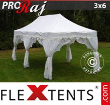Flex canopy PRO "Raj" 3x6 m White/Gold