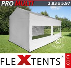 Flex canopy Multi 2.83x5.87 m White, incl. 6 sidewalls