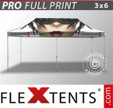 Flex canopy PRO with full digital print, 3x6 m