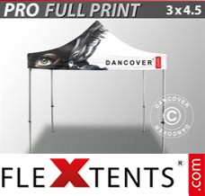 Flex canopy PRO with full digital print, 3x4.5 m