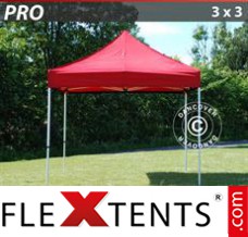 Flex canopy PRO 3x3 m Red