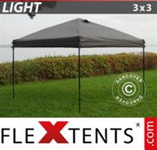 Flex canopy Light 3x3 m Grey